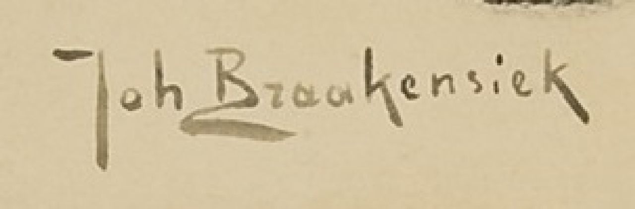 Johan Braakensiek Signaturen Der Rechtsanwalt und sein Kunde
