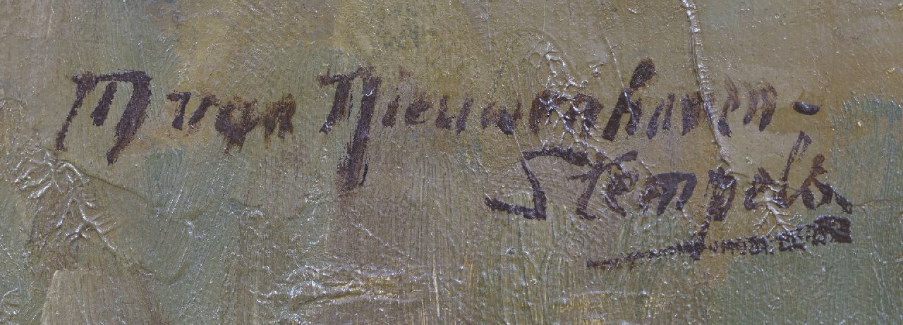 Maria van Nieuwenhoven-Stempels Signaturen Blumenstilleben