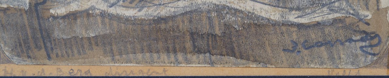 Ko Cossaar Signaturen Der Dirigent H.v.d.Berg dirigiert ein Orchester