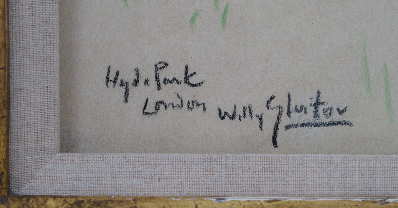 Willy Sluiter Signaturen In Hyde Park, London