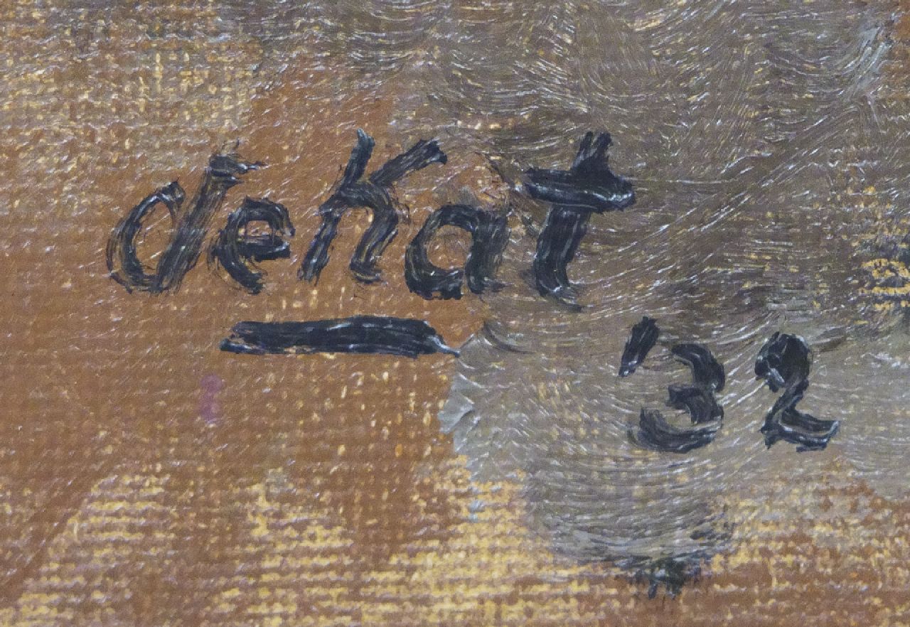 Otto B. de Kat Signaturen Hans van Zijl, die Frau des Malers, sich ausruhend