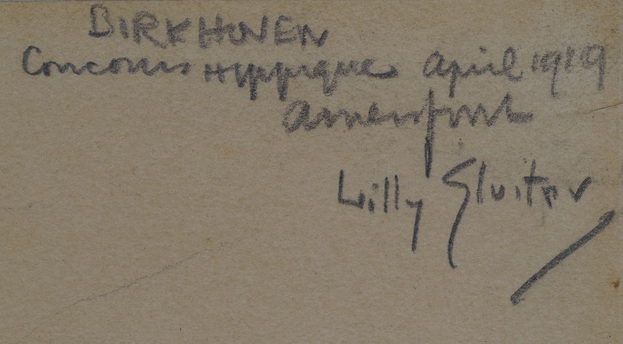 Willy Sluiter Signaturen Reitturnier im April 1919 zu Amersfoort