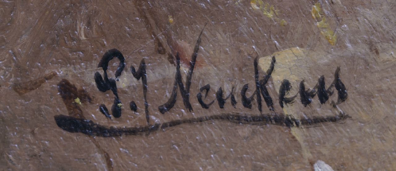 Pierre Jules Neuckens Signaturen Der zerbrochene Krug