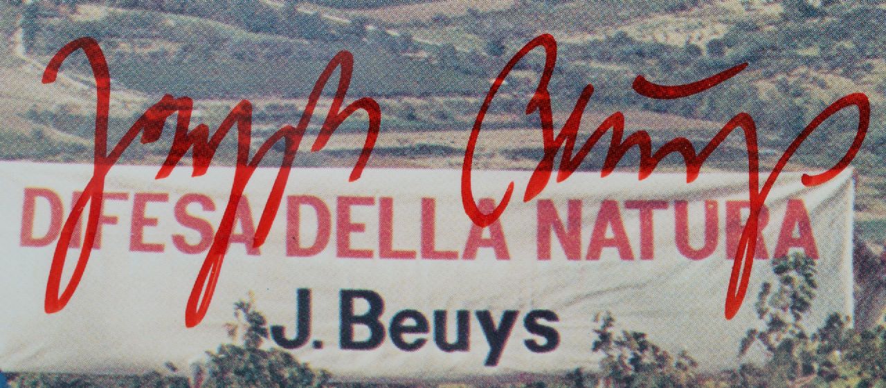 Joseph Beuys Signaturen Difesa della Natura