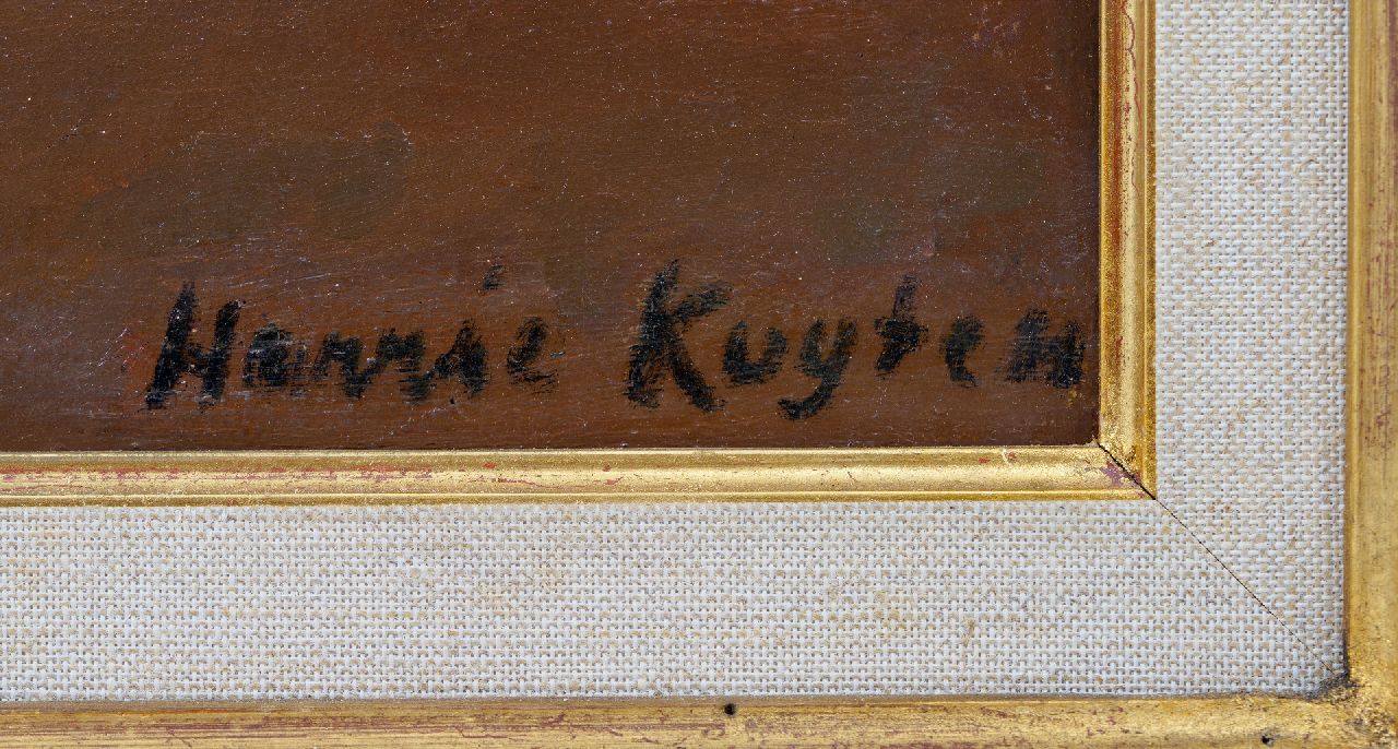 Harrie Kuijten Signaturen Zinnvase mit Sommerblumen