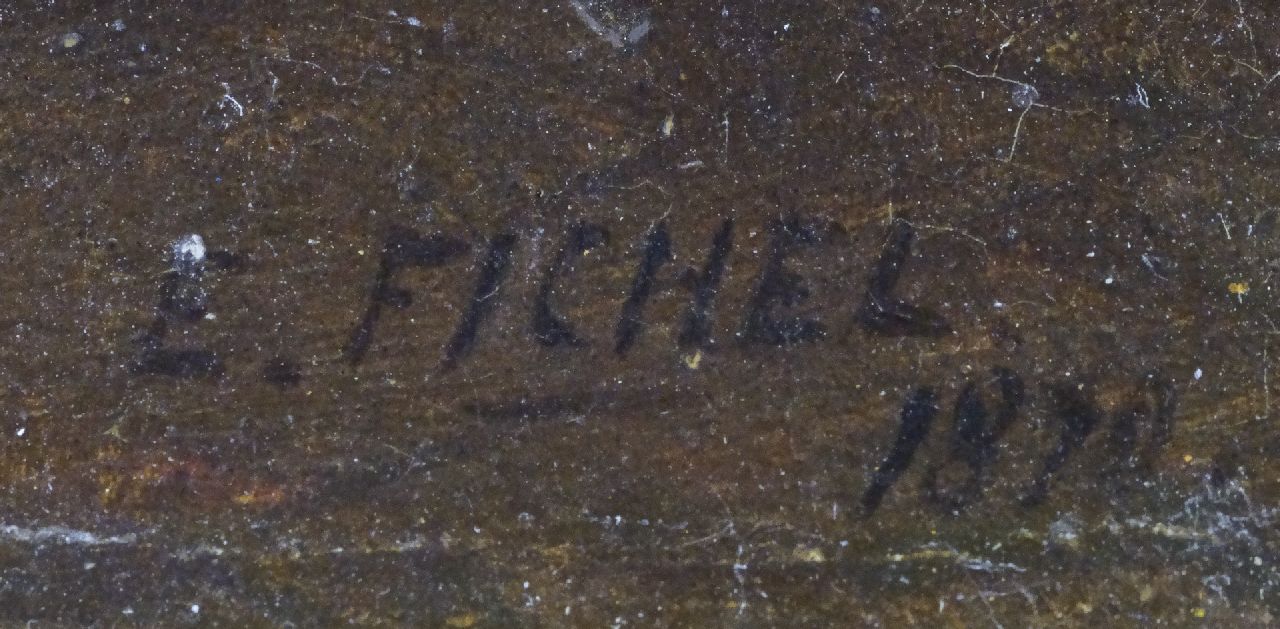 Eugène Fichel Signaturen Die Schachspieler