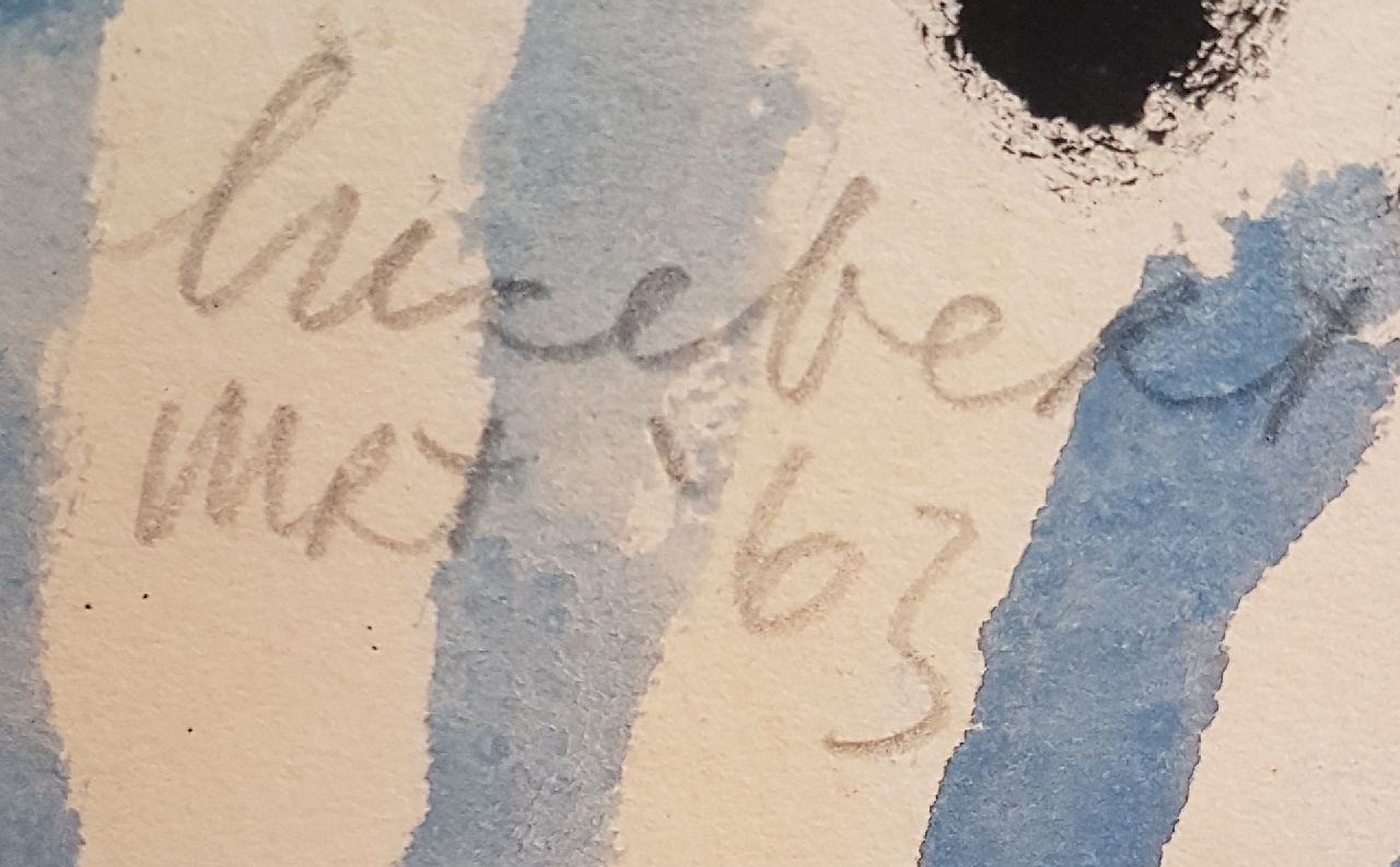 Lucebert Signaturen Komposition mit Personen