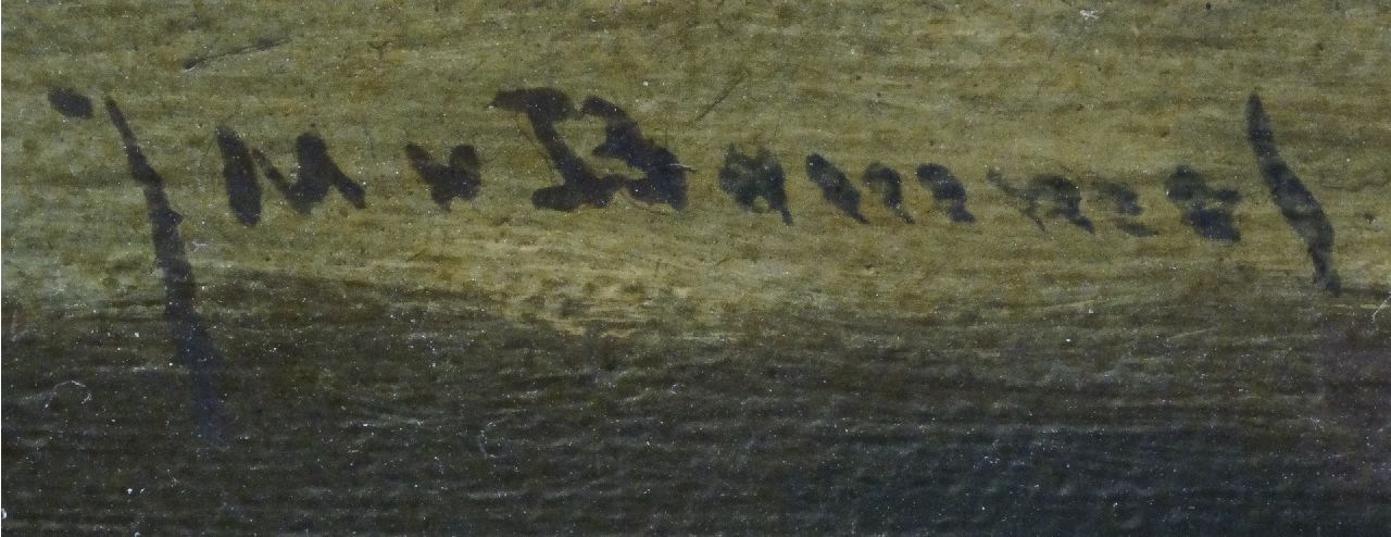 Jacobus Marinus van Bommel Signaturen Flammenblumen in einer Vase