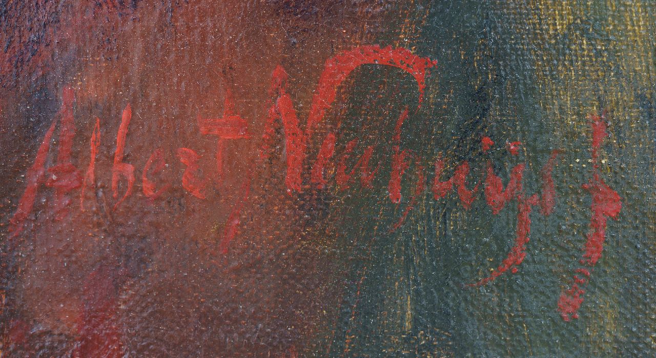 Albert Neuhuys Signaturen Auf dem Schoss bei Mutter