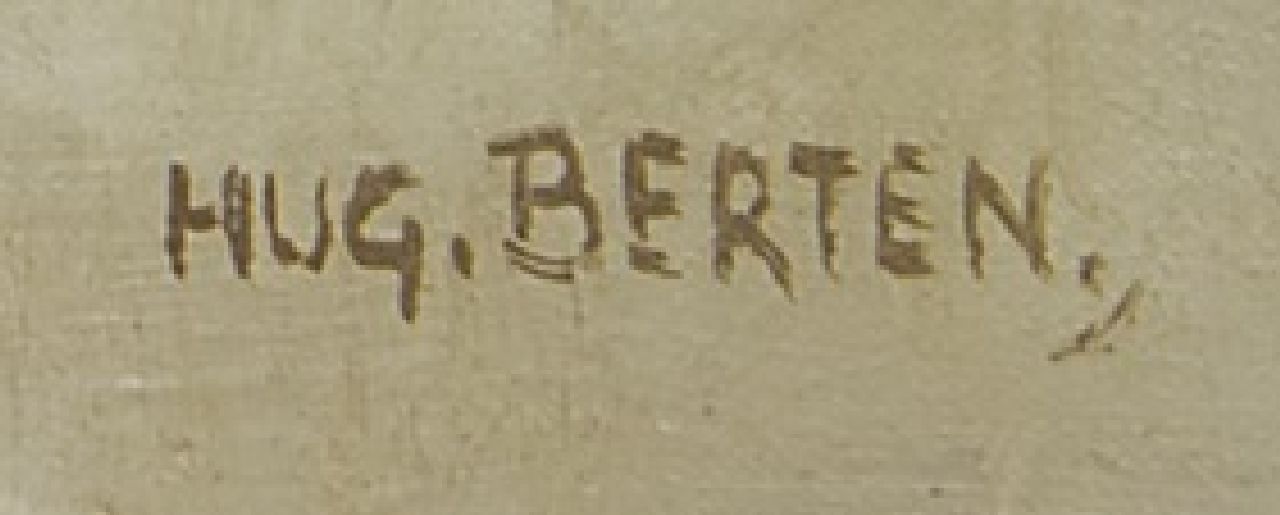 Hugo Berten Signaturen Mohn und Kornblumen in einem Ingwerglas