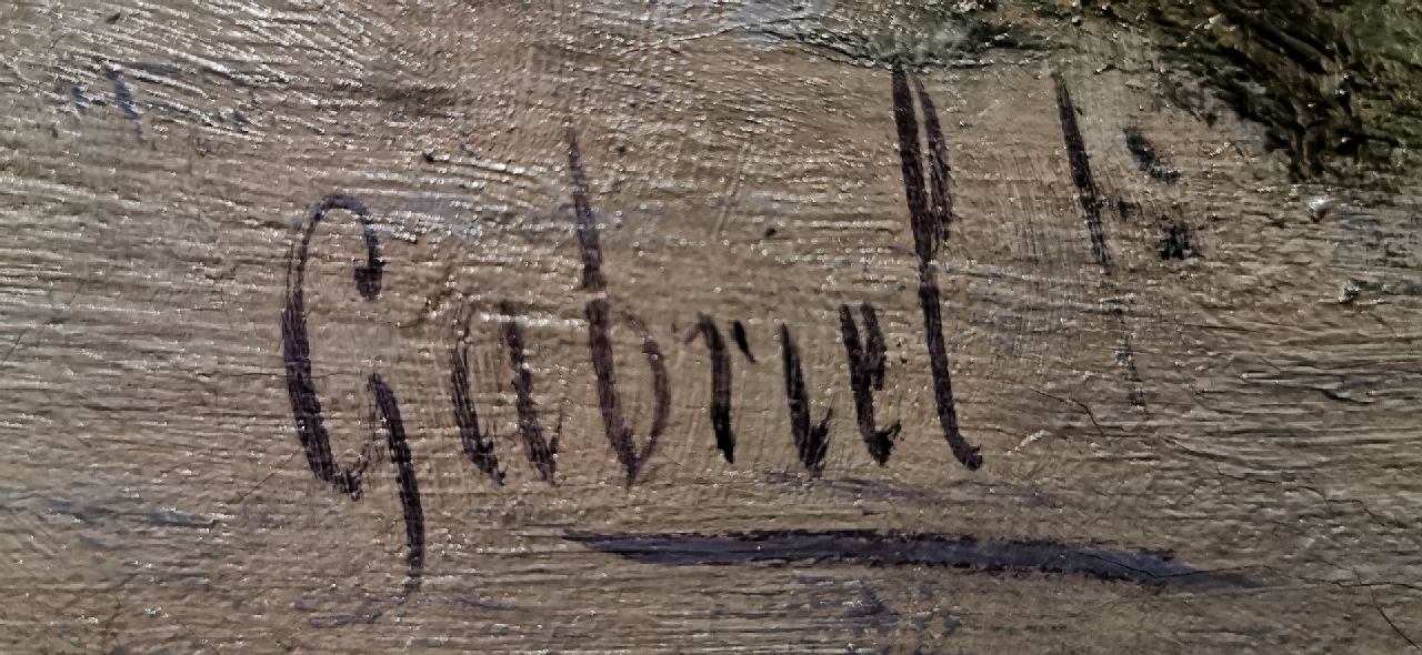 Constan Gabriel Signaturen Sommer (Polder bei Giethoorn)
