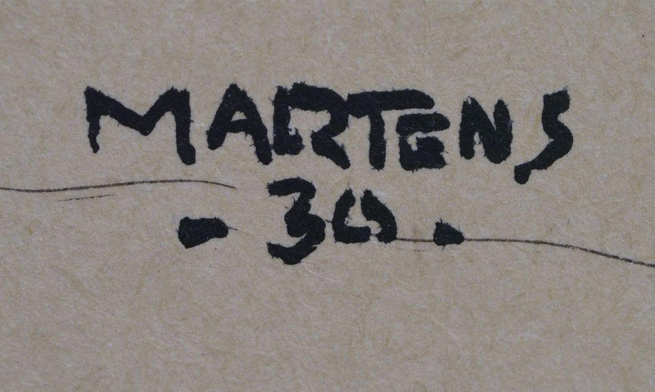 George Martens Signaturen Frauen bei einem Kinderwagen