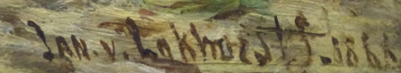 Jan van Lokhorst Signaturen Weite Landschaft mit Hirte und seine Herde (Pendant)