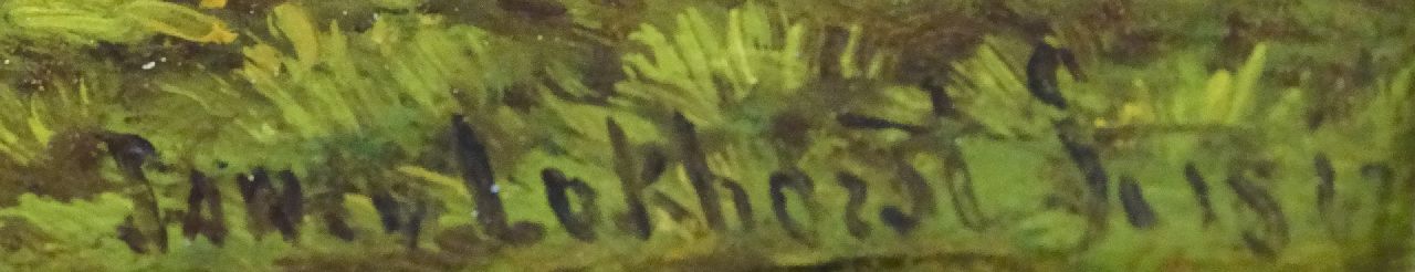 Jan van Lokhorst Signaturen Ruhender Hirt bei einer Pappelallee (Pendant)