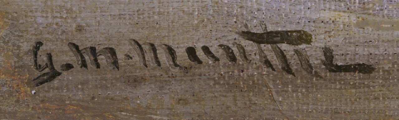 Morgenstjerne Munthe Signaturen Rückkehr vom 'KW9' am Strand von Katwijk