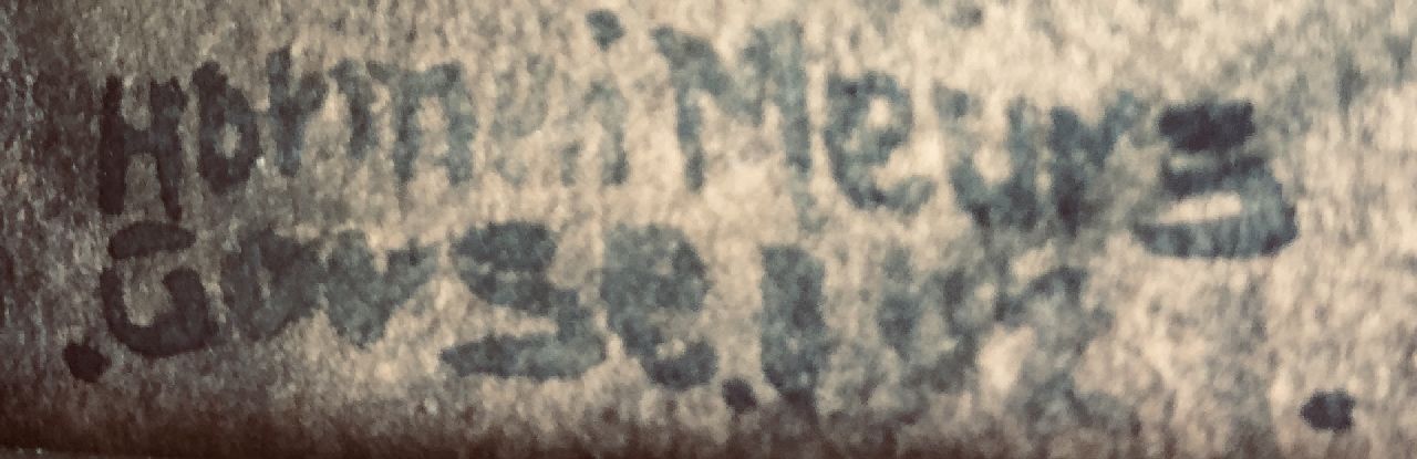 Harmen Meurs Signaturen Dorf auf Korsika