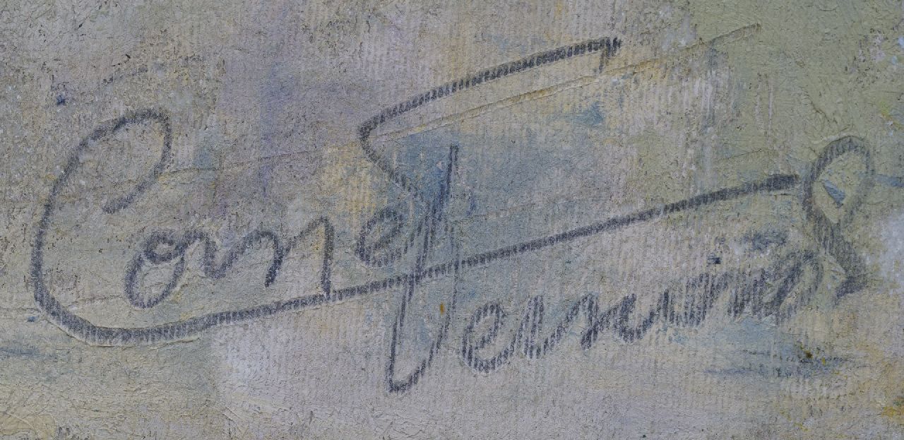 Fernand Cornet Signaturen Boules, unter den krummen Kiefern, Carqueiranne