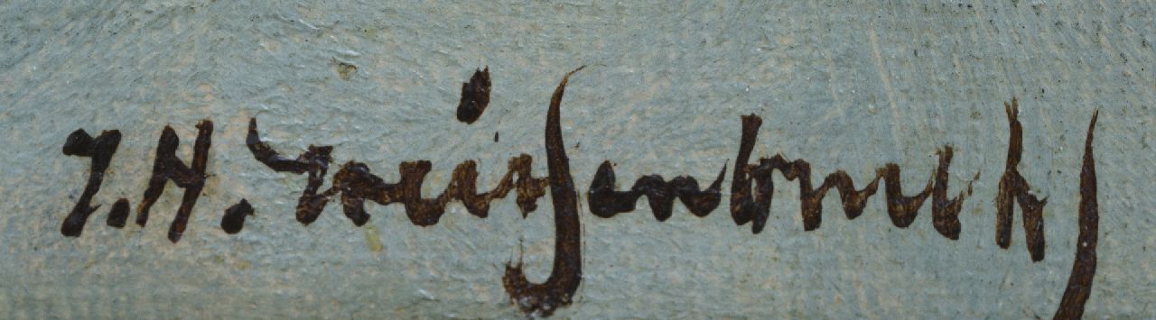 Jan Hendrik Weissenbruch Signaturen Auf dem Treidelpfad
