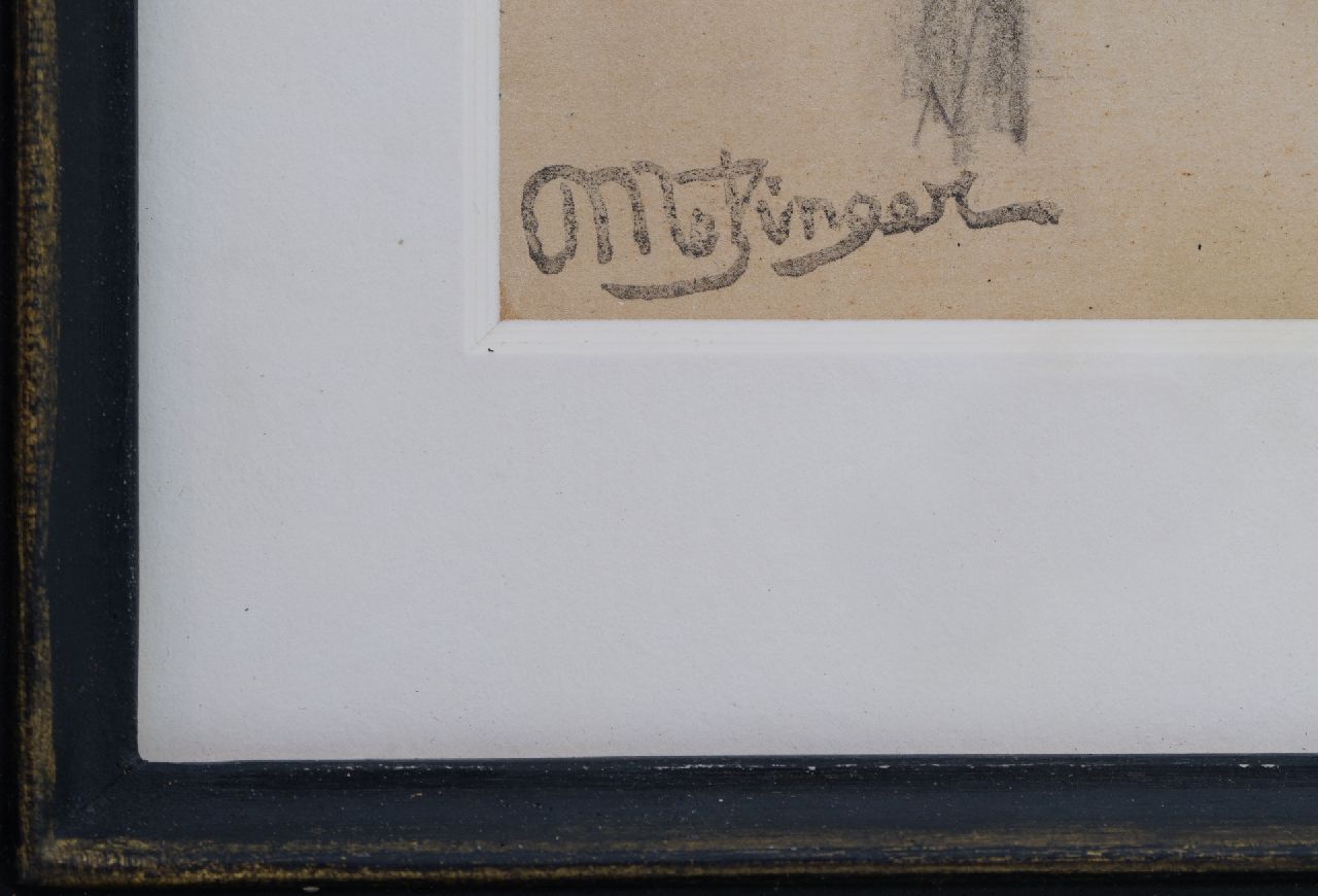 Jean Metzinger Signaturen Etude de femme assise; im verso: Reiterin