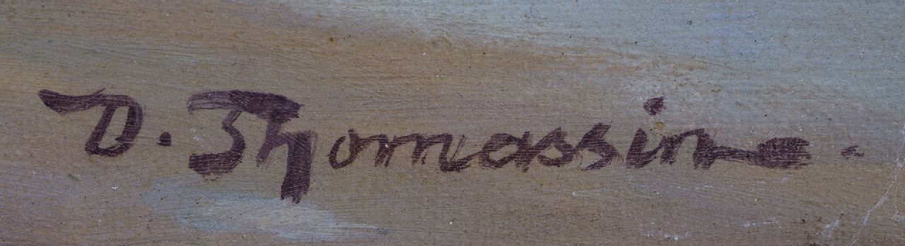 Désiré Thomassin Signaturen Fischverkauf am Strand