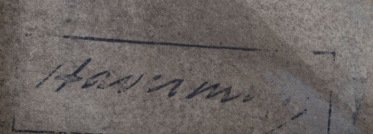 Hendrik Johannes Haverman Signaturen Schlafender Hund