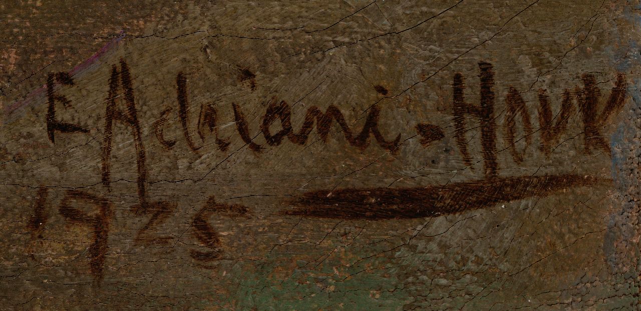 Elisabeth Adriani-Hovy Signaturen Der Fluss Vecht bei Oud-Zuilen
