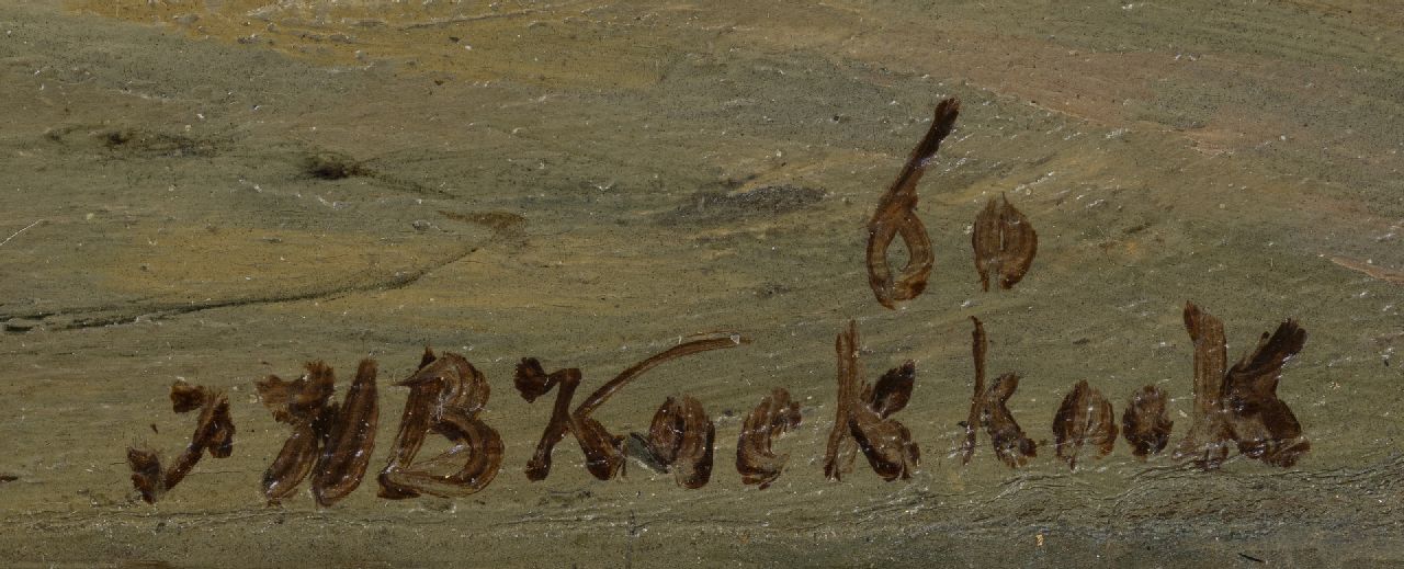 Jan H.B. Koekkoek Signaturen Fischerboote am Strand
