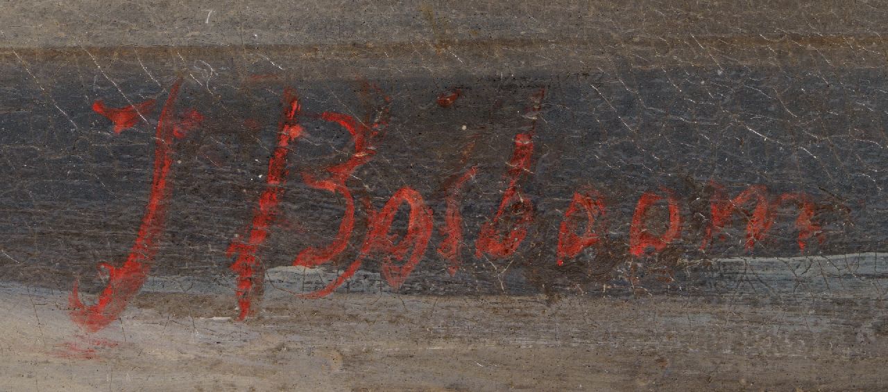 Johannes Bosboom Signaturen Der Innenraum des Onze Lieve Vrouwe Kirche in Brügge