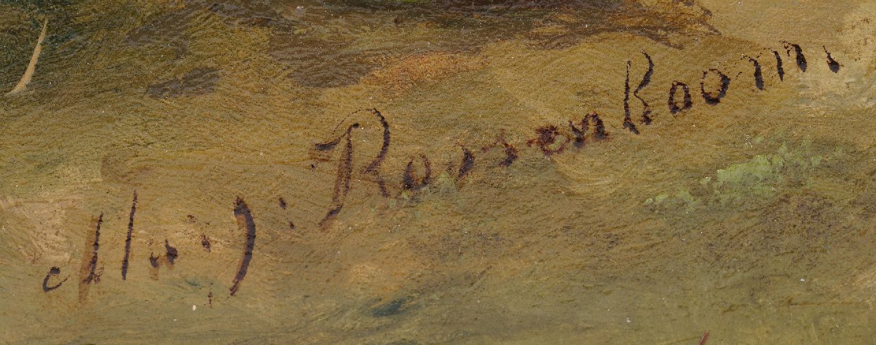 Margaretha Roosenboom Signaturen Stilleben mit Trauben, Zitrone und Blumen auf dem Waldboden
