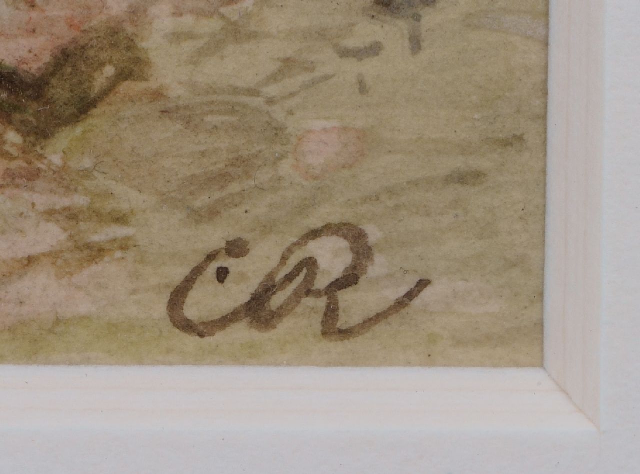 Charles Rochussen Signaturen Warten auf Gesellschaft