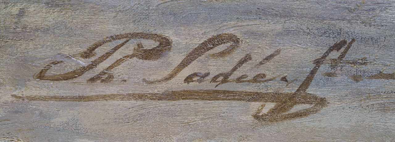 Philip Sadée Signaturen Das Einbringen des Fangs, Scheveningen