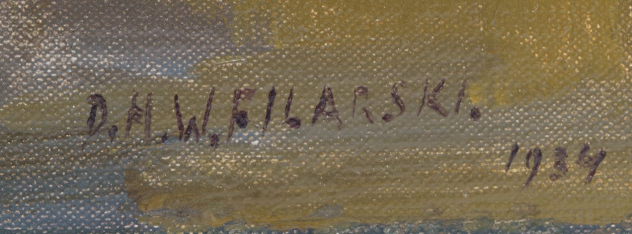 Dirk Filarski Signaturen Stillleben mit Gänseblümchen und Sonnenblumen