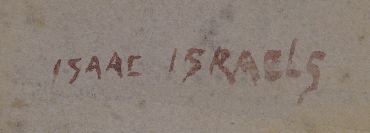 Isaac Israels Signaturen Ein Tag im Oosterpark, Amsterdam