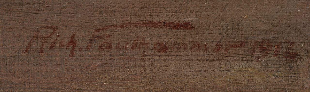 Richard Faulhammer Signaturen Hundeportrait