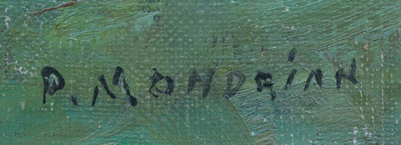 Piet Mondriaan Signaturen Landschaft bei Montmorency