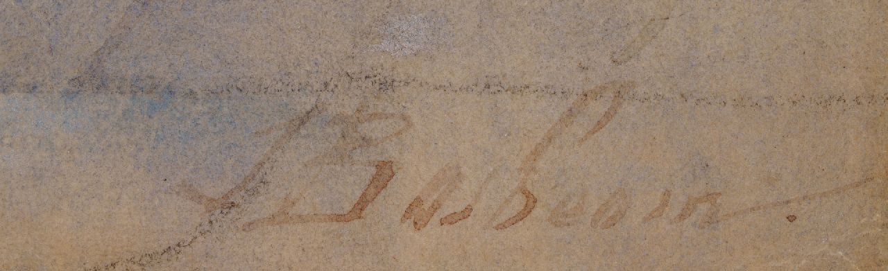 Johannes Bosboom Signaturen Innenraum der Oude kerk in Delft