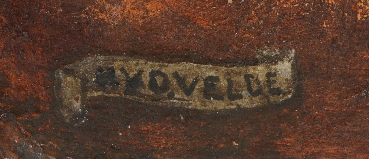 Henri van de Velde Signaturen Ein verlockendes Angebot; verso: Mann mit Kreuz