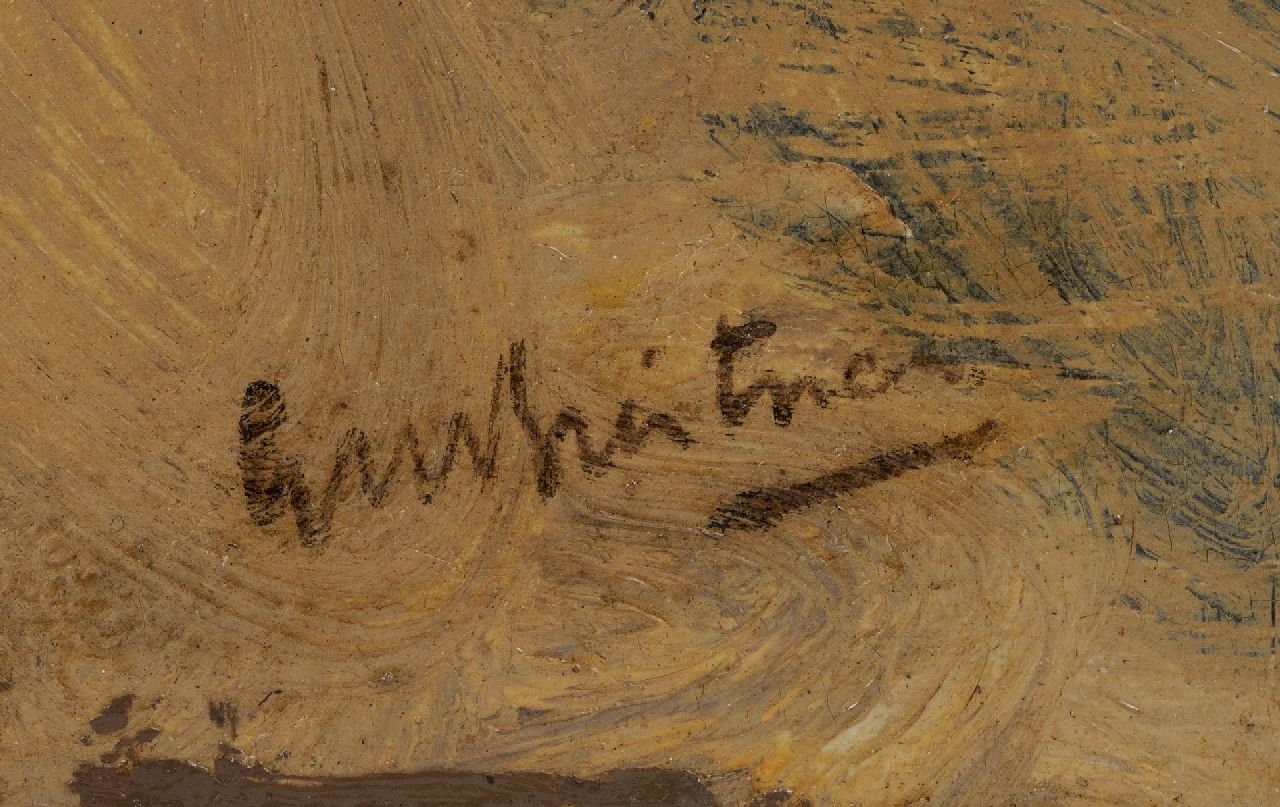 George Hendrik Breitner Signaturen Husar auf einem Pferd