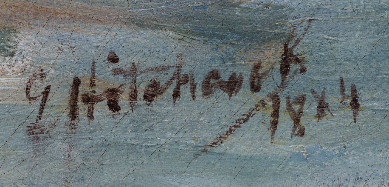 George Hitchcock Signaturen Fischerboote bei Egmond