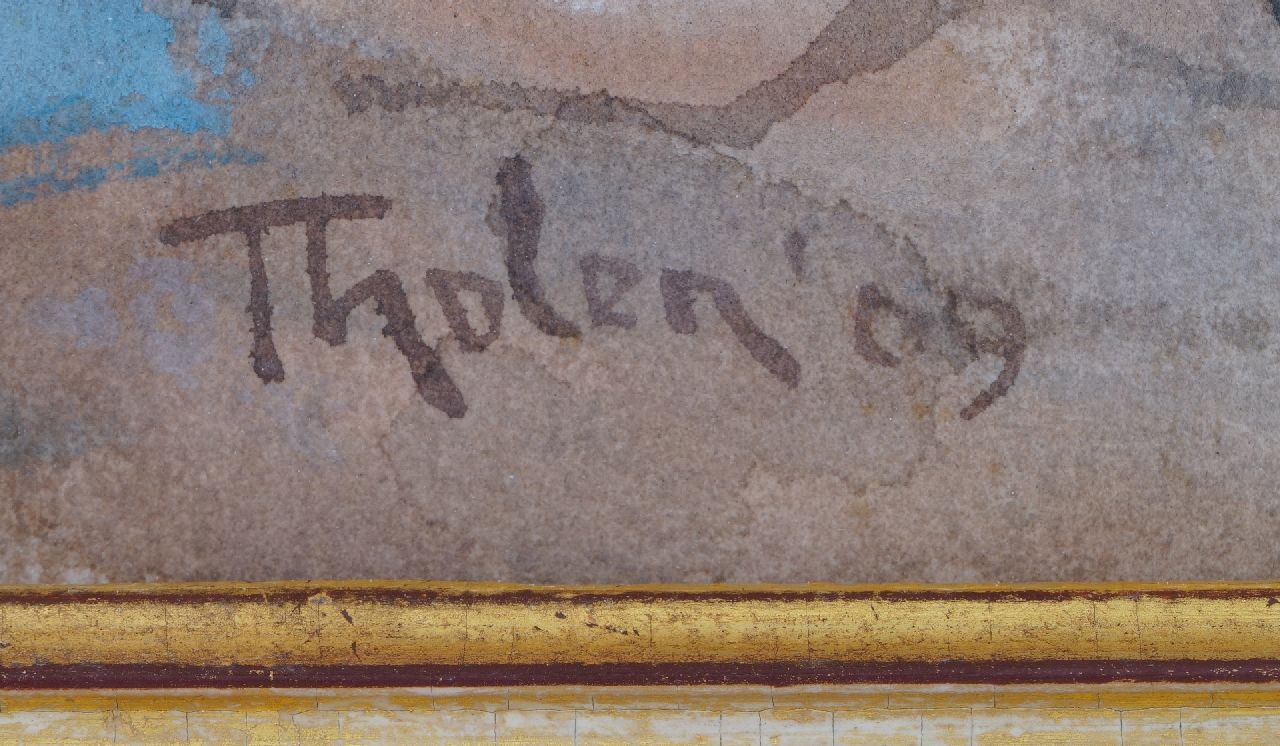 Willem Bastiaan Tholen Signaturen Der Hafen von Nijkerk