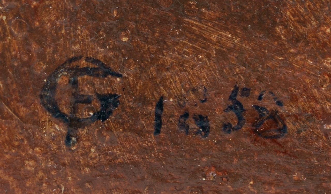 Frederick Goodall Signaturen Dorf am Nil