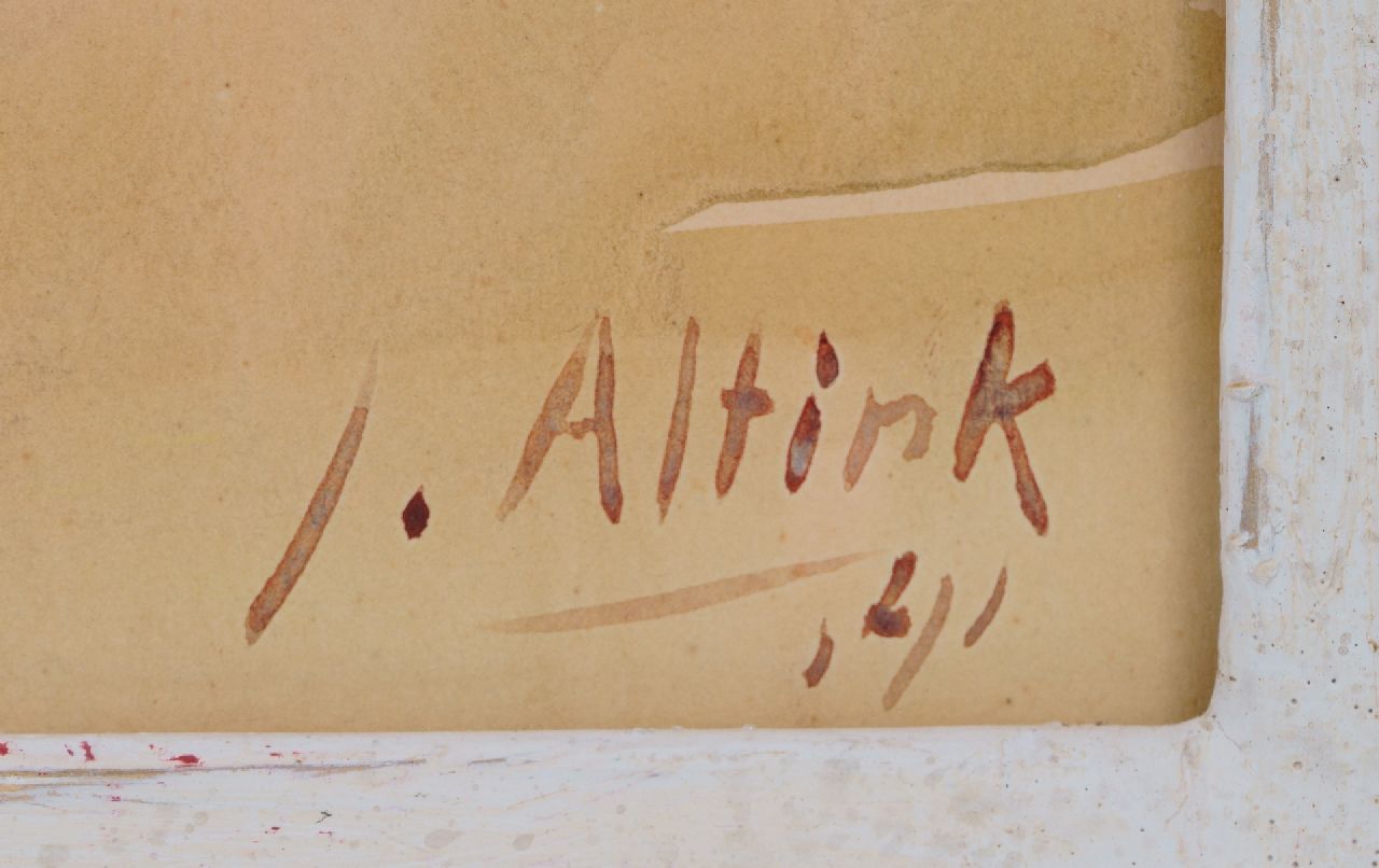 Jan Altink Signaturen Bauernhof in Essen