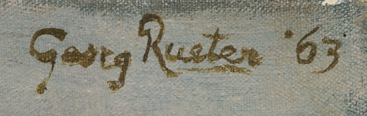 Georg Rueter Signaturen Blumenstillleben