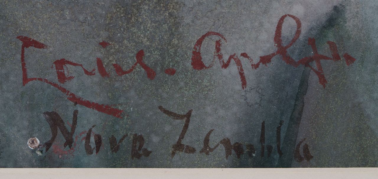 Louis Apol Signaturen Auf Nova Zembla