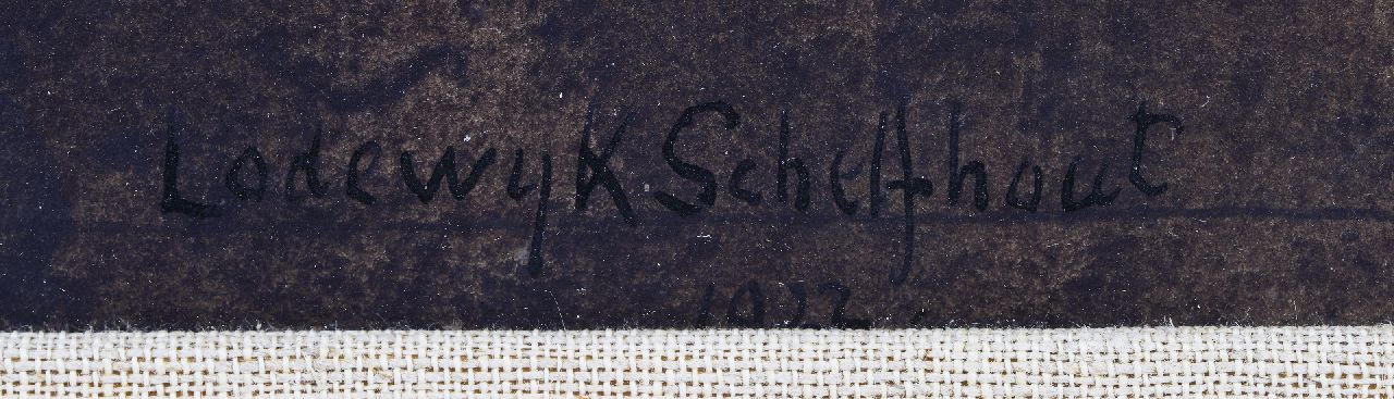 Lodewijk Schelfhout Signaturen Tête de Christ