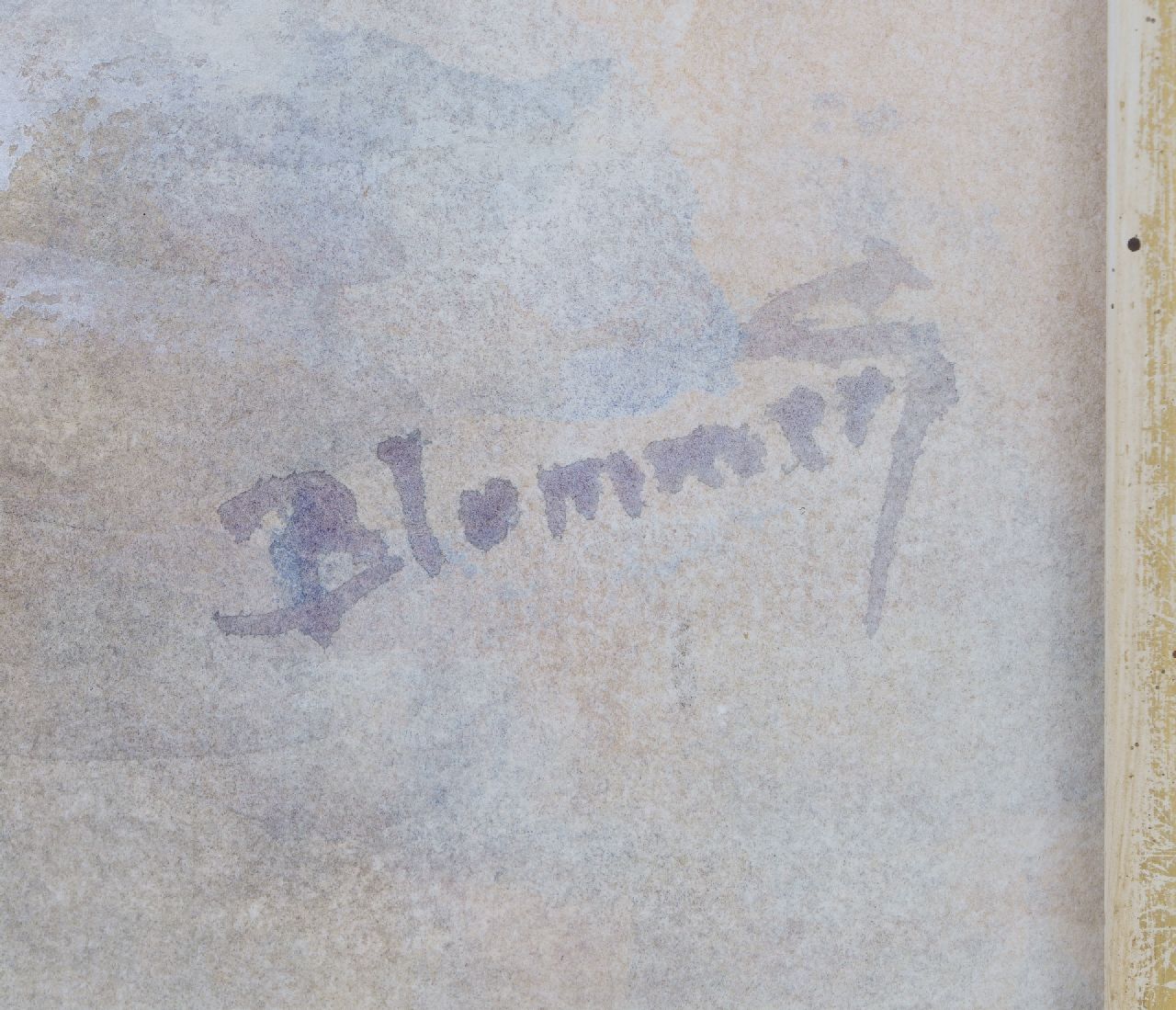 Bernard Blommers Signaturen Die ersten Schritte
