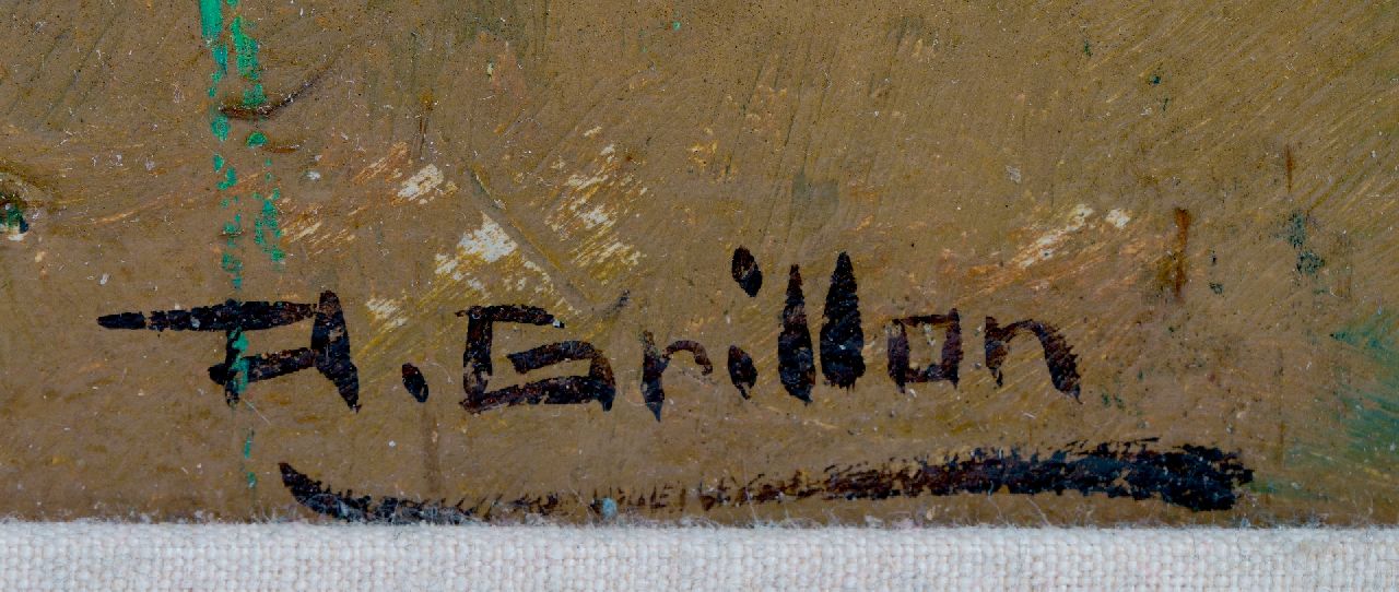 Roger Maurice Grillon Signaturen Die Familie des Malers im Garten