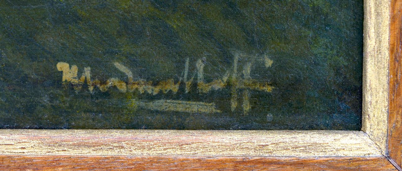 Henri van Daalhoff Signaturen Pfad entlang des Flusses