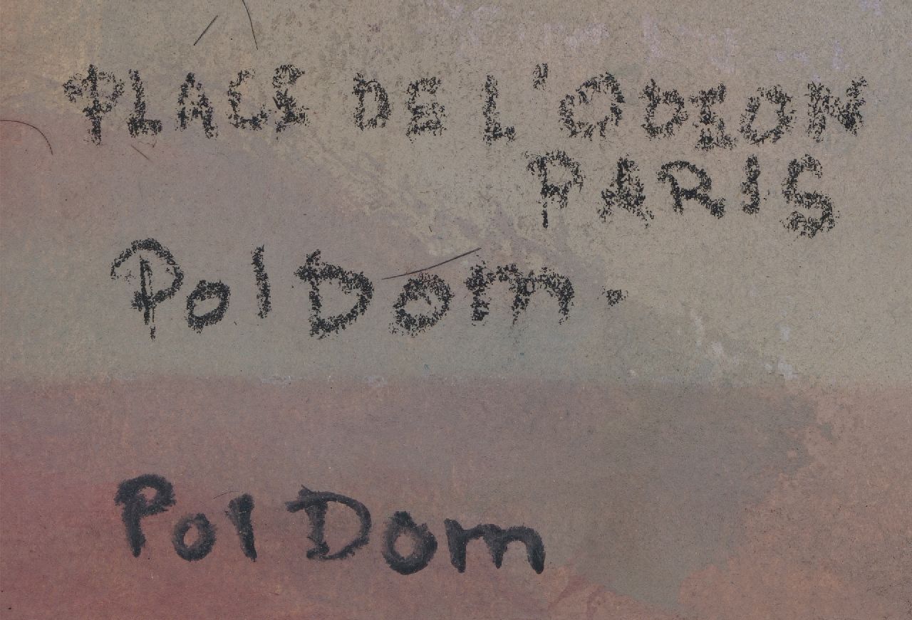 Pol Dom Signaturen Place de l'Odéon und Théâtre de l'Odéon in Paris