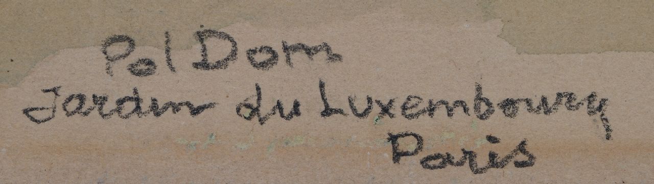 Pol Dom Signaturen Jardin du Luxembourg in Paris